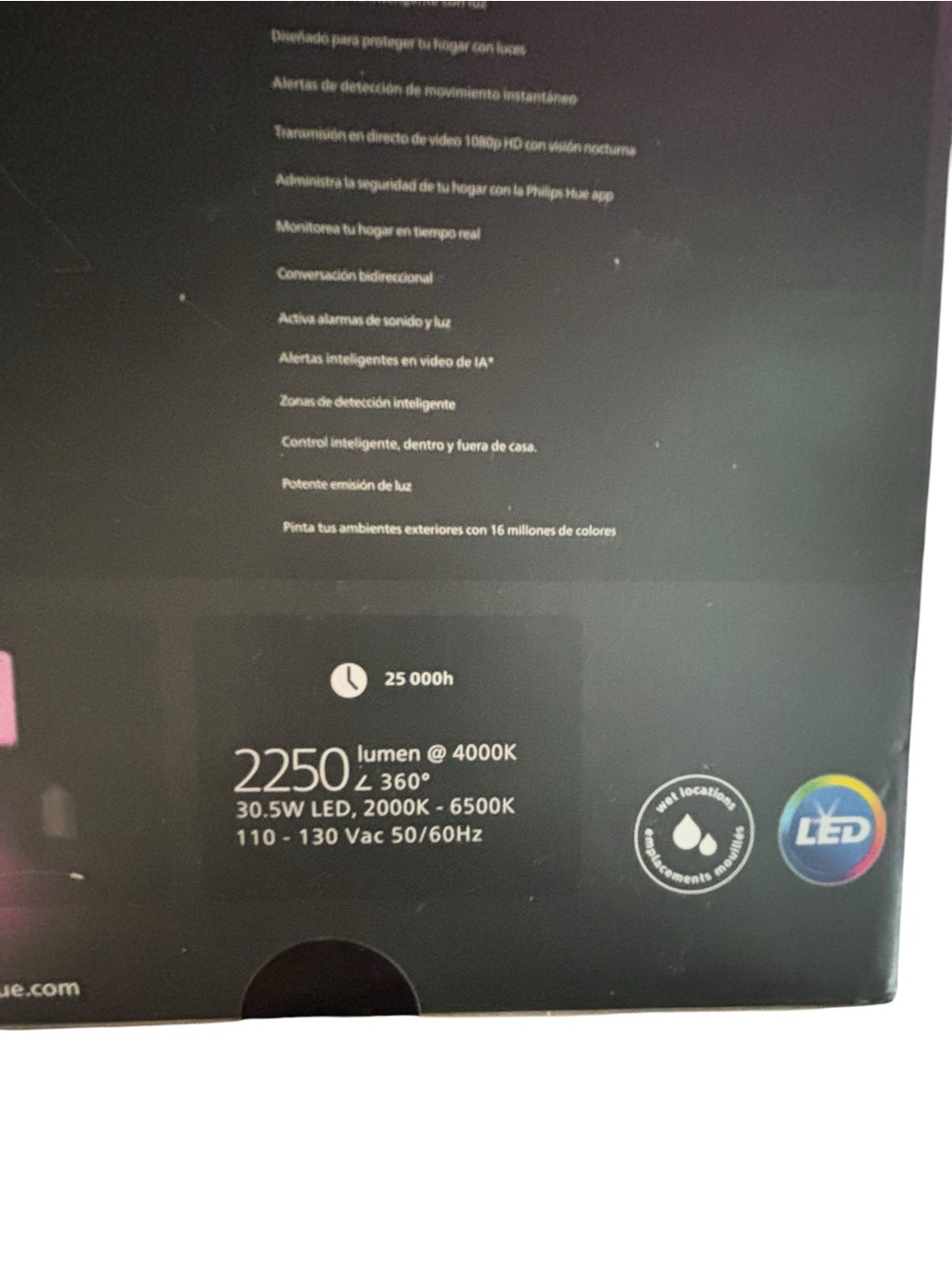 NWT Philips Smart Outdoor Security Flood Light Camera. - Picture 7 of 7